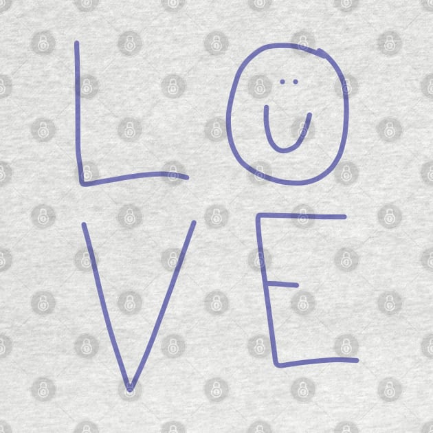 Love with a Smiley Face by ellenhenryart